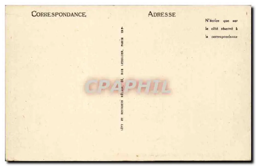 Navio a Vapor em Tempo Ruim — LL — n° 2044 - Verso