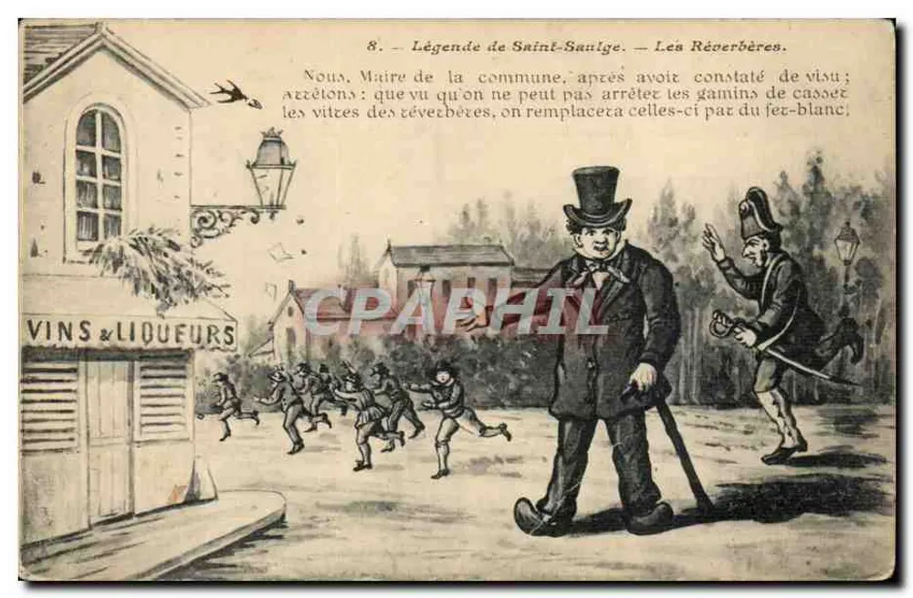 Legende von Saint-Saulge — Die Straßenlaternen - Vorderseite