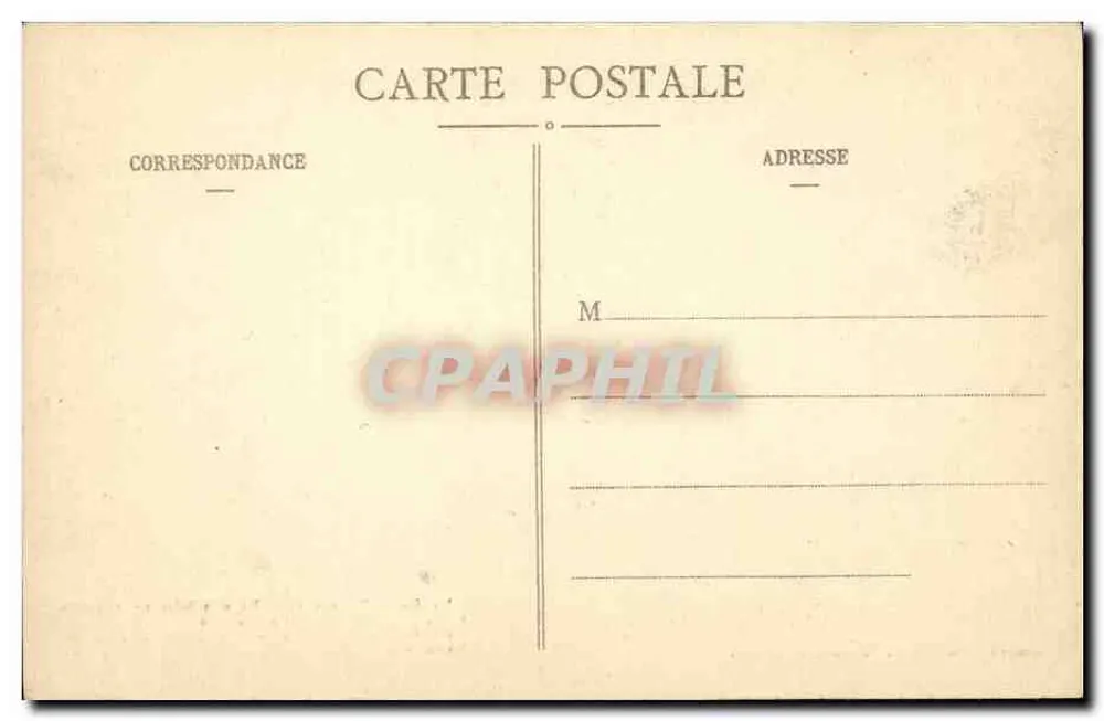 Brittany — humorvoller Szenen mit kleiner Bretonin und Touristin — Artaud und Nozais, Nantes, n°22 D - Rückseite