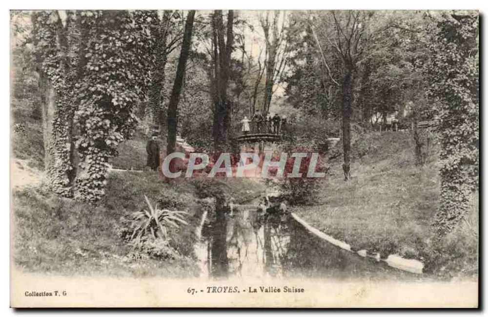 Troyes - A Valéria Suiça — Coleção T. G. — n° 67 - Frente