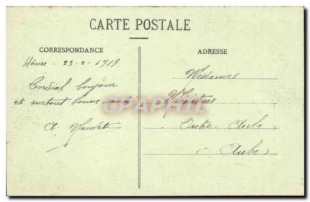 Kapelle Notre-Dame des Flots — Umgebung von Le Havre — C.V. 2502 - Rückseite