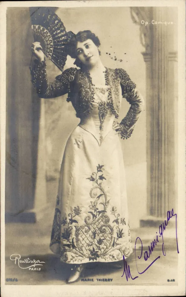 Marie Thierry — Schauspielerin am Theater — Rewblinger Paris, n° 698/4 - Vorderseite