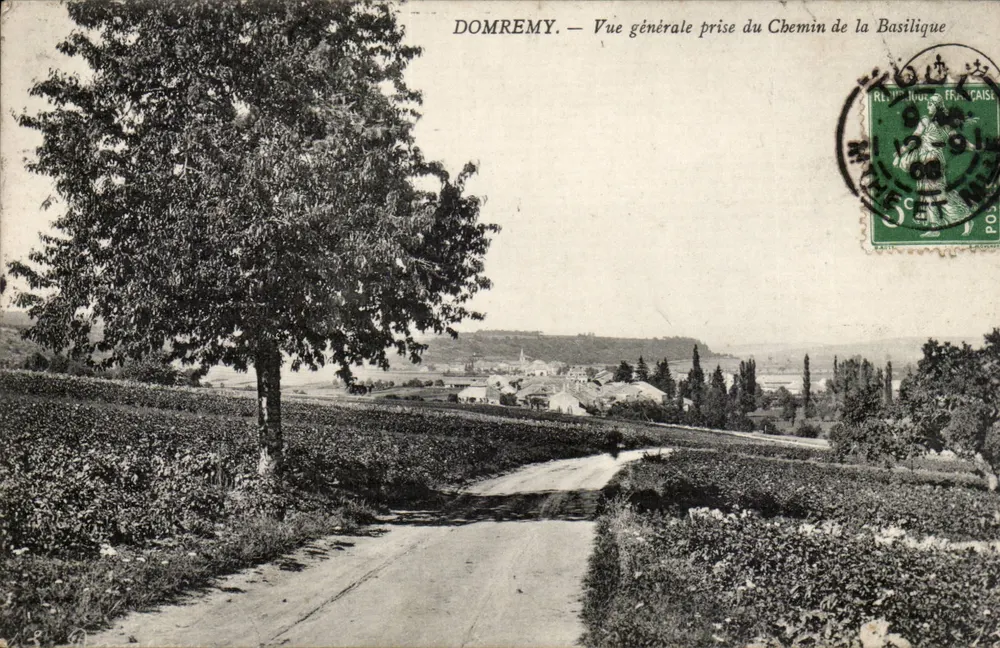 Domremy — Allgemeiner Blick vom Weg zur Basilika - Vorderseite