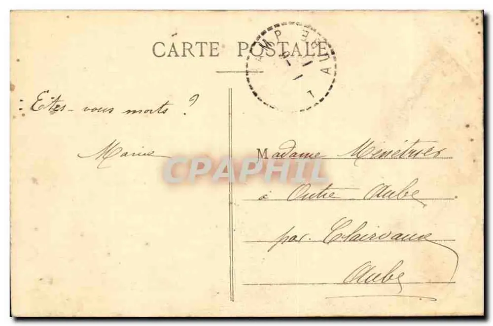 Épian-les-Bains — L'Ermitage — Editor não identificado, n° de série 69455 - Verso