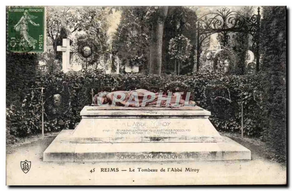 Reims — Grobowiec Abatyssa Miroy — n° 45 - Awers