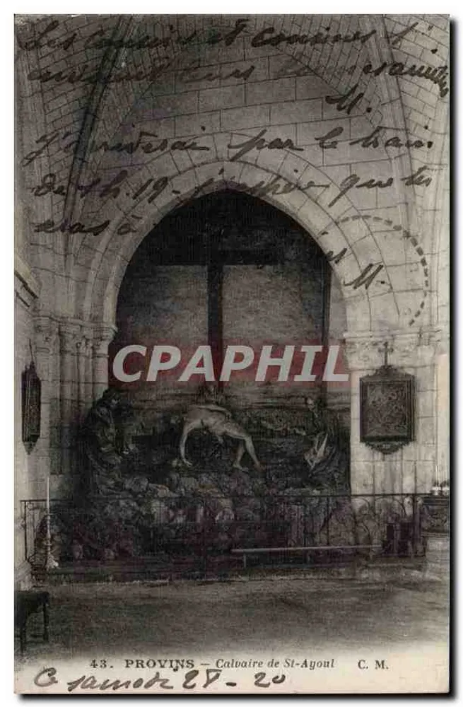 Calvaire de St-Ayoul — Provins — Edição Artística C. M. - Frente
