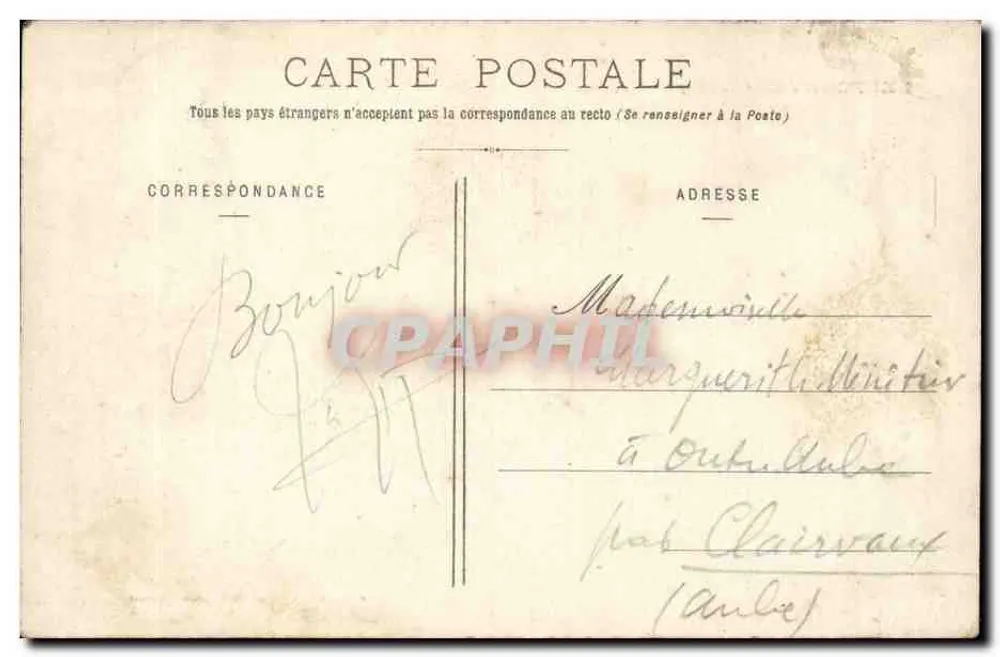 Neufchâtel (Aisne) — O rio Aisne e o Bairro da Estação — F. Barnaud, Fotografias, Editora, Laon - Verso
