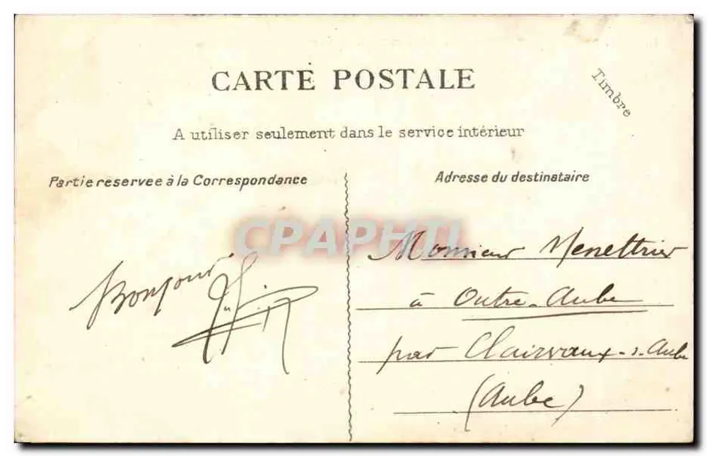 Montmartre — Panoramablick auf den Sacré-Cœur — G. C. A., Paris, n° 591 - Rückseite