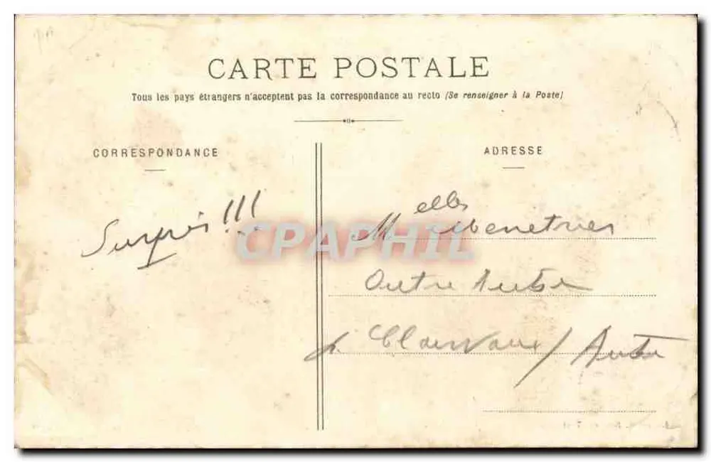 TOUL. - Praça da República — editor M. Bernard, Toul - Verso