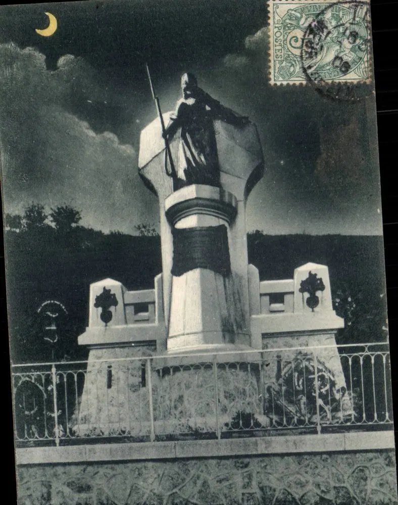 Statue der Freiheit — nächtliche Ansicht — Edit. Laurent, Toul - Vorderseite
