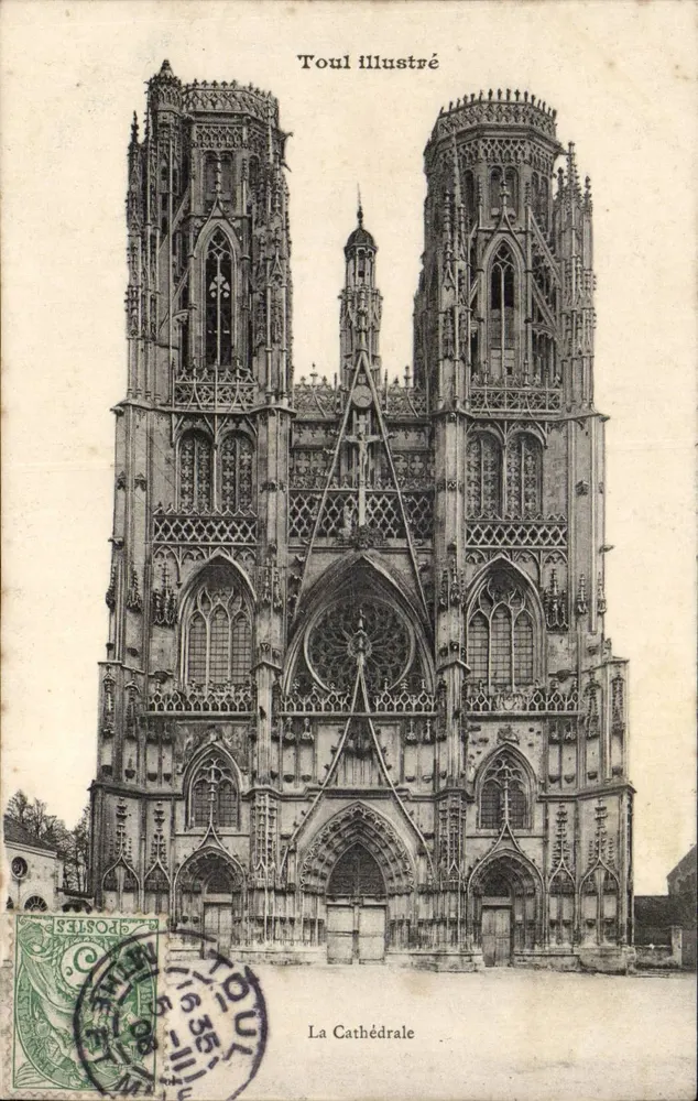 Toul ilustrado — A Catedral — editor Toul ilustrado - Frente