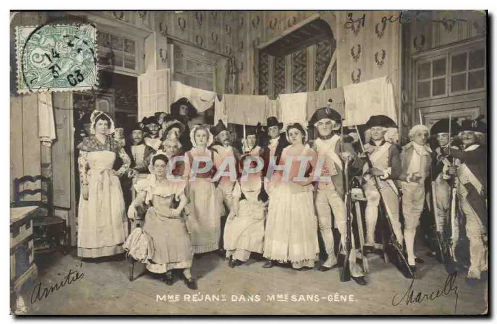Mme Rejan in Mmes Sans-Gêne — Marcelly, Verlag, Serie 209 - Vorderseite