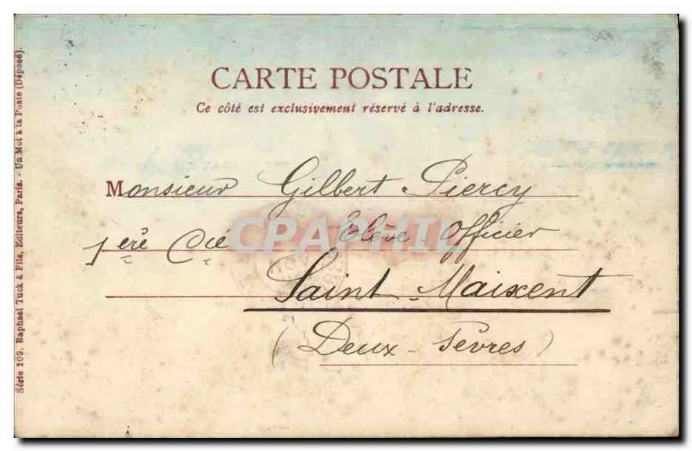 Mme Rejan in Mmes Sans-Gêne — Marcelly, Verlag, Serie 209 - Rückseite