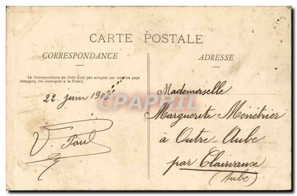 Toul — Rathaus und Kathedrale — Poirat, Verlag, Toul - Rückseite