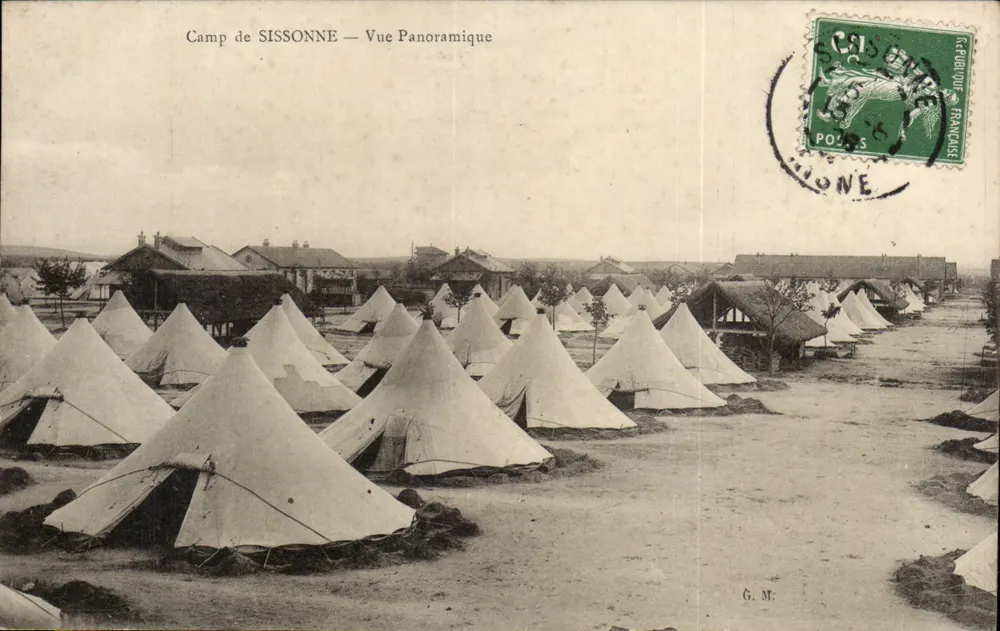 Campo de SISSONNE — Vista Panorâmica — G. M. - Frente
