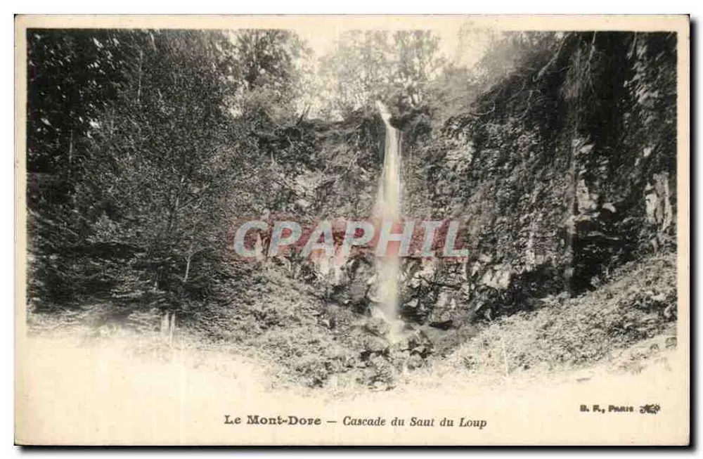 Le Mont-Dore — Cachoeira do Sant do Loup — B. R., Paris - Frente