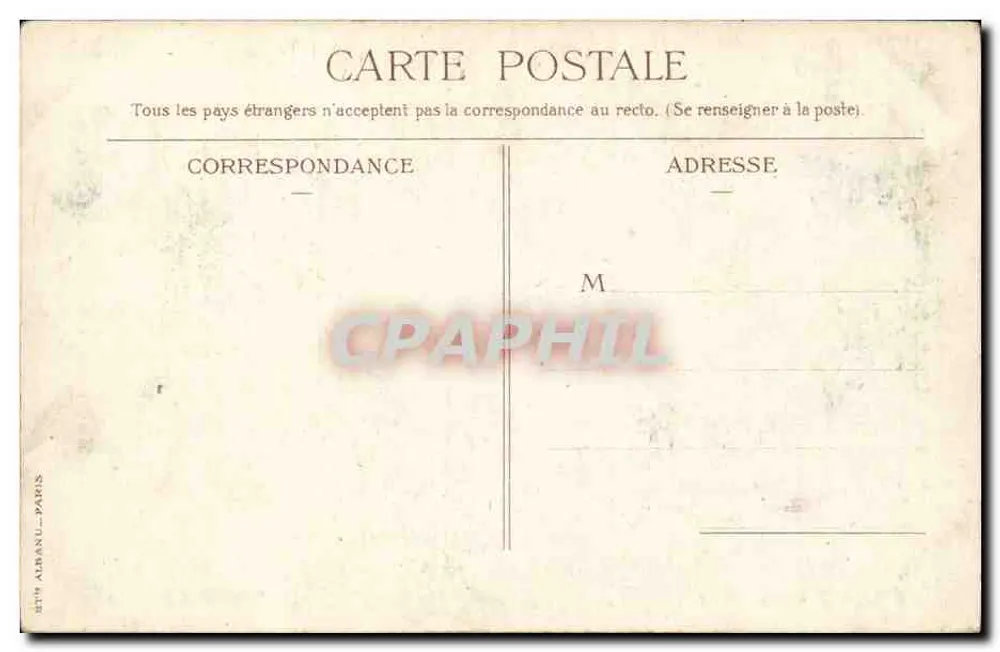 Le Mont-Dore - Intérieur des Thermes — Journal général Robert, série 'L'Auvergne pittoresque' n°9 - Rewers