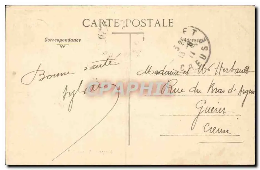 Clermont-Ferrand (P.-de-D.) — O Museu — Marca de T. Poucuelle - Verso