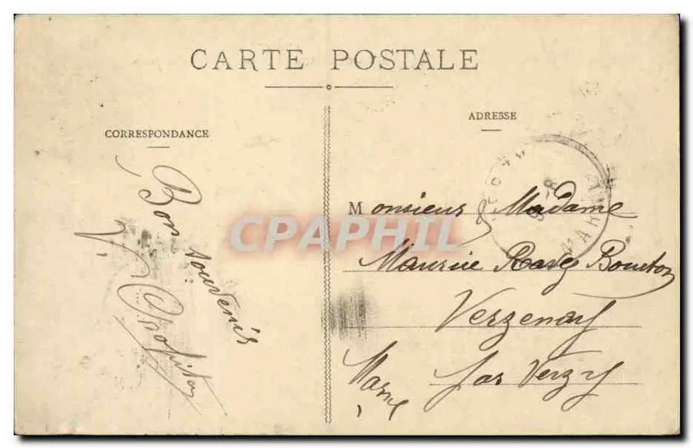 Clermont-Ferrand — Place de Jaude — A Auvergne, n°1175 - Verso