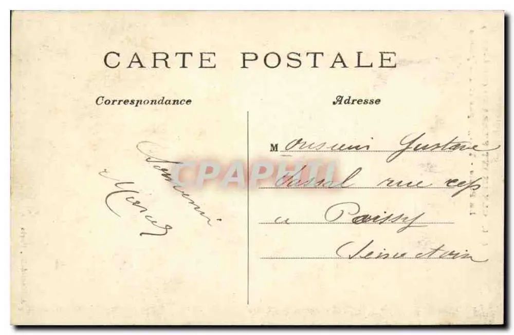 Clermont-Ferrand (Puy-de-Dôme) — A Postagem, Telégrafo e Telefone — L'Hirondelle, Paris - Verso