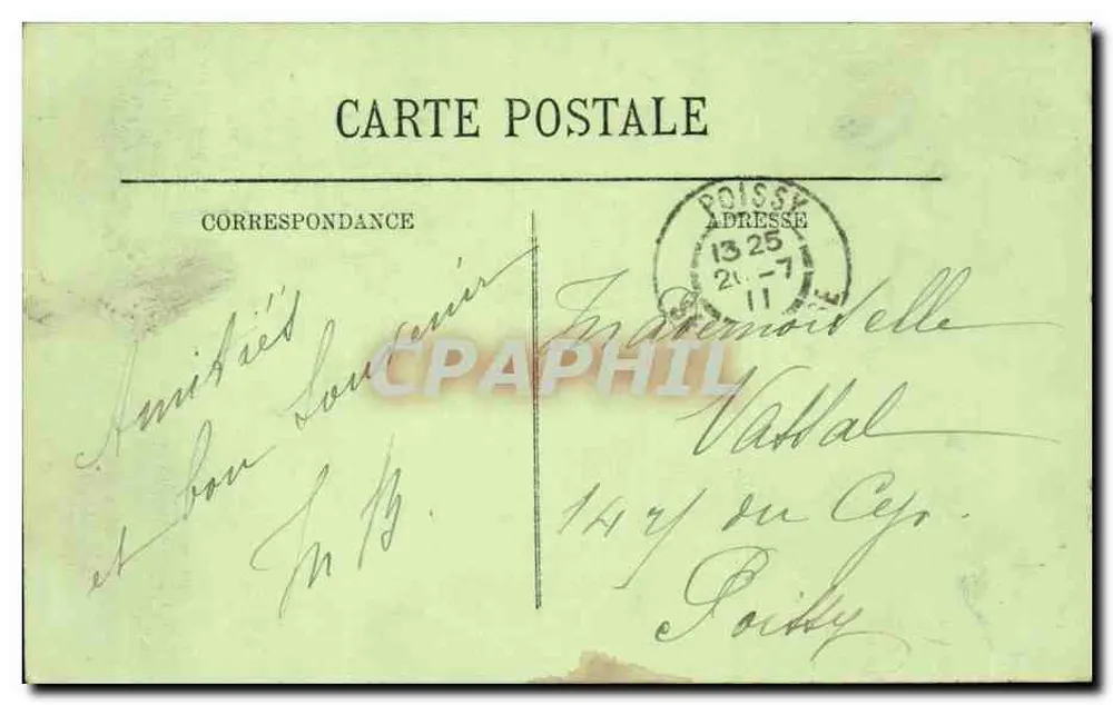 La Bourboule — El Casino y el Teleférico — J.1 - Reverso