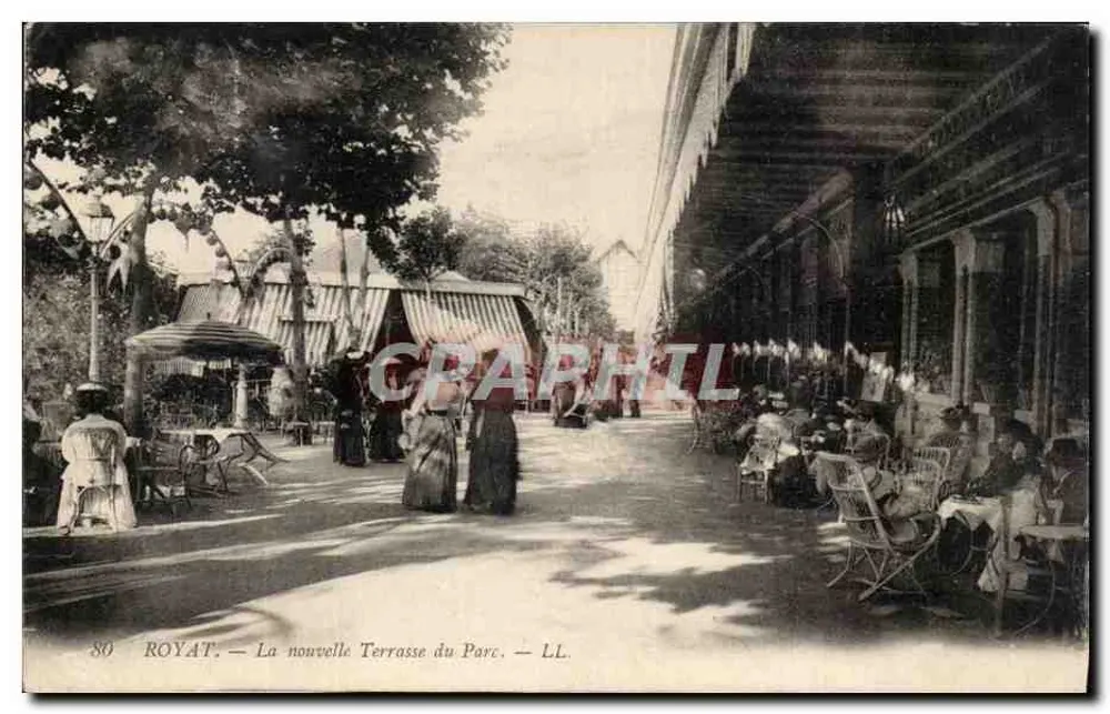 Royat — Die neue Terrasse des Parks — LL. - Vorderseite