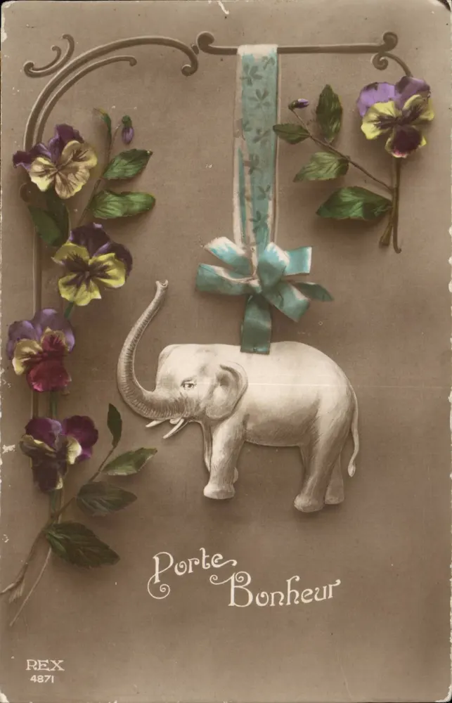 Elefante — Porta da Felicidade — REX 4871 - Frente