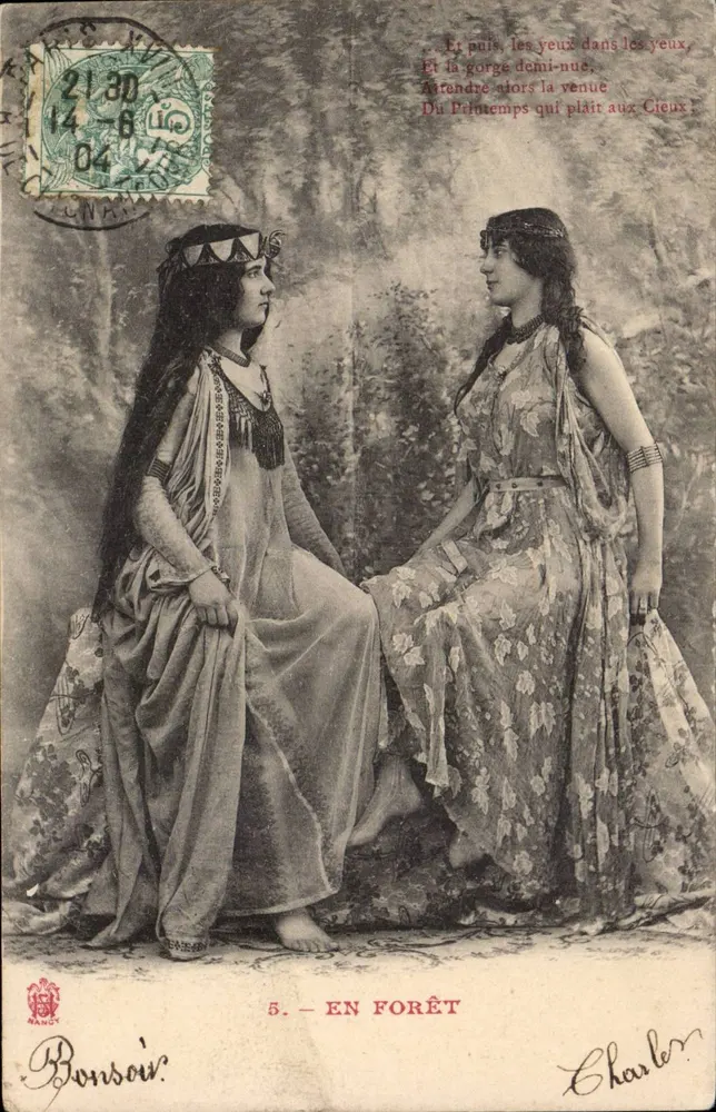 Zwei Frauen im Wald — 5. — IM WALD — Bonsoir, Verlag Bonsoir, Nr. 5 - Vorderseite