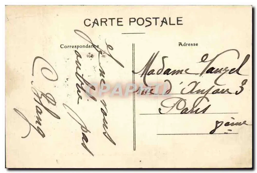 Saint-Étienne — Denkmal für die Kämpfer von 1870-71 — C. L. - Rückseite