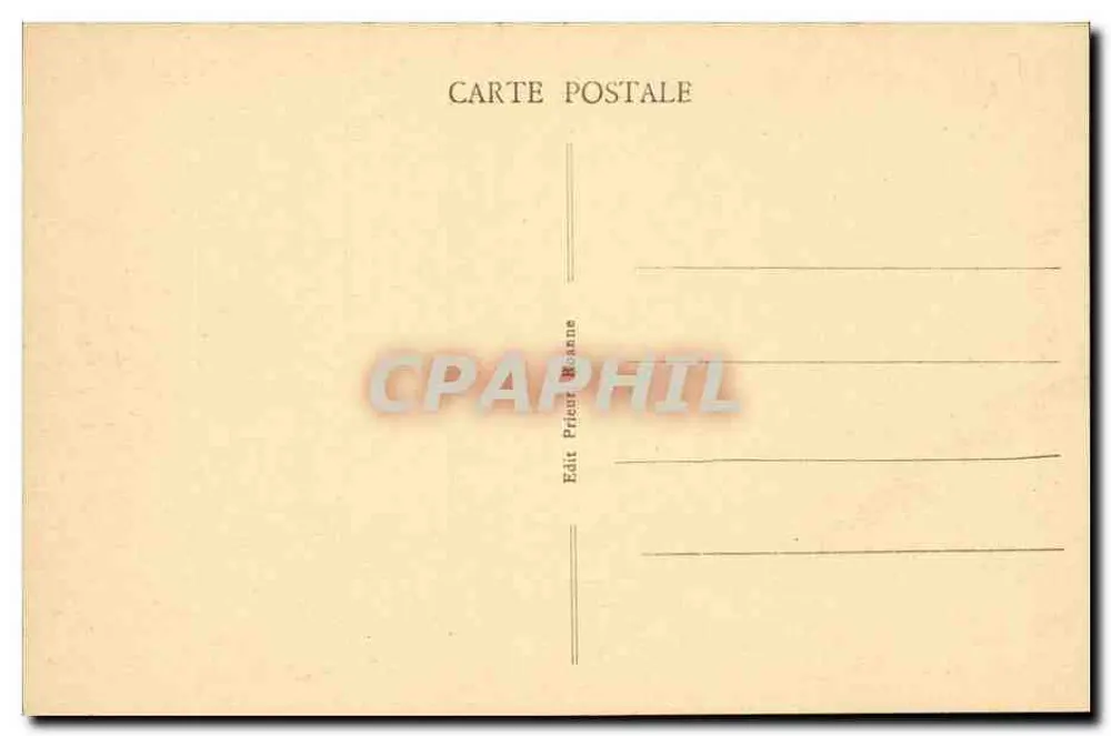 Roanne - O Canal — Ponte metálica sobre o canal, cercada de árvores - Verso