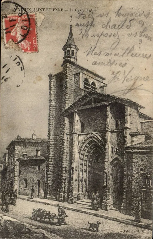 Vouvant Saint-Étienne — A Grande Igreja — Edição C. C. - Frente