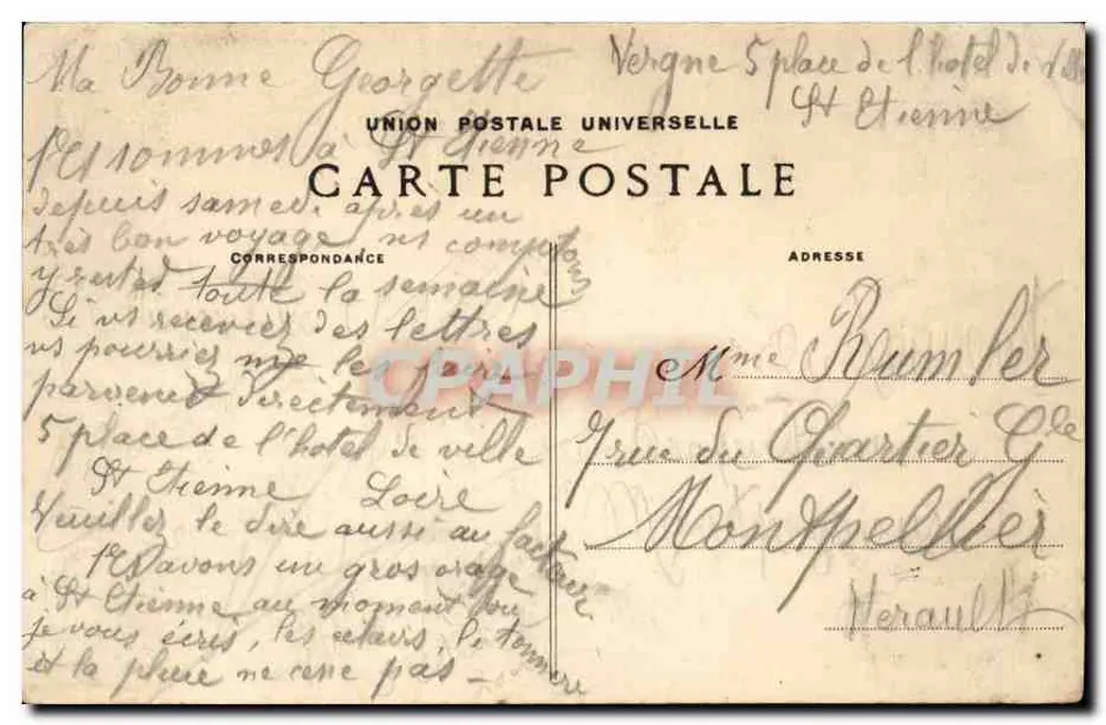 Vouvant Saint-Étienne — A Grande Igreja — Edição C. C. - Verso