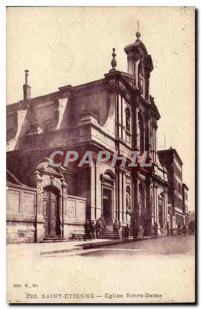 Saint-Étienne — Igreja de Nossa Senhora — Edit. M.M. n°226 - Frente
