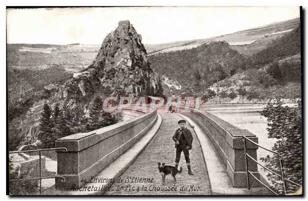 Rochetaillée - Der Gipfel & die Chaussée du Mur — Um Saint-Étienne — Verlag RIQUET - Vorderseite
