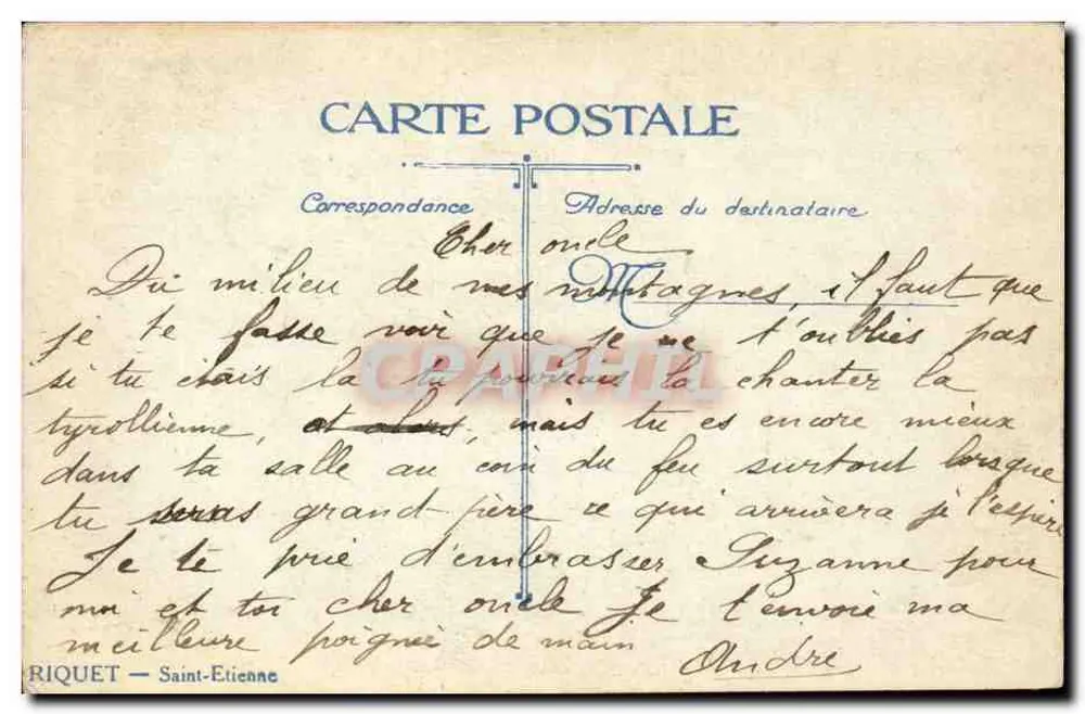 Rochetaillée - Der Gipfel & die Chaussée du Mur — Um Saint-Étienne — Verlag RIQUET - Rückseite