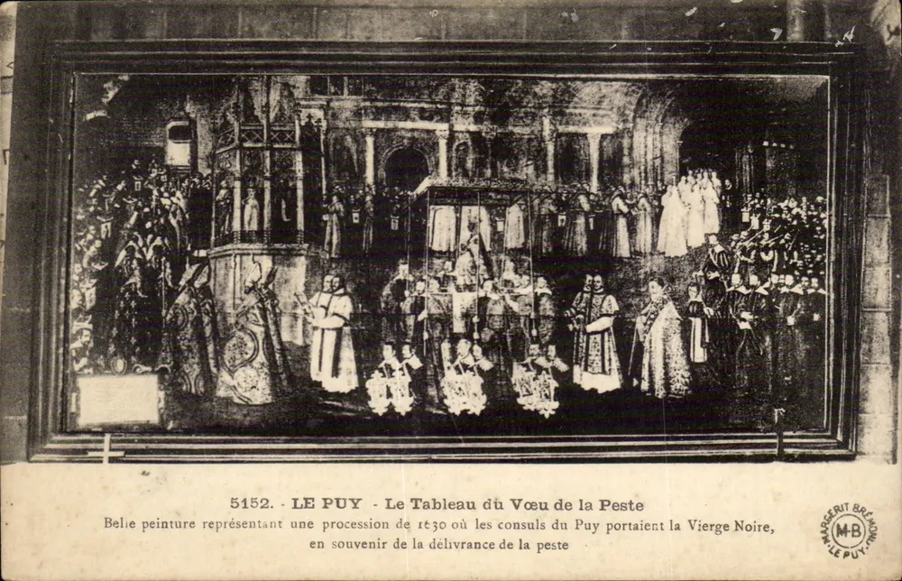 Le Puy - O Quadro do Voto contra a Peste — MARGERIT BRÉSANO, n°5152 - Frente