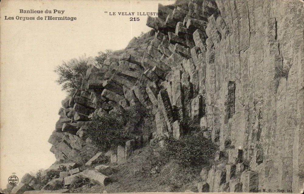 Die Orgues der Hermitage — Vorort von Le Puy — "LE VELAY ILLUSTRÉ" Nr. 215 - Vorderseite