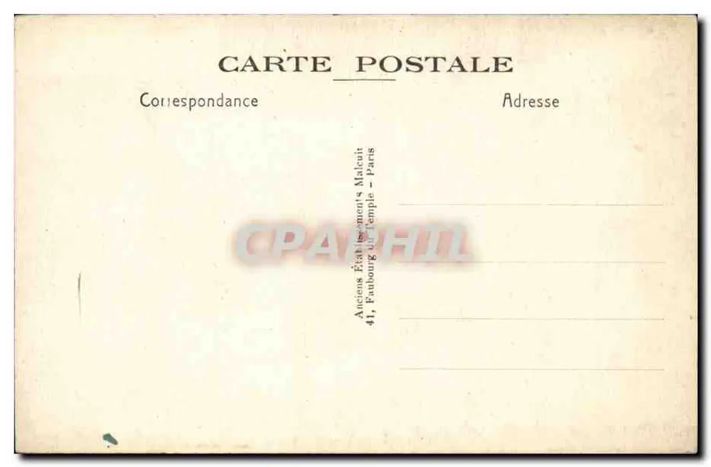 Vincennes — O Donjon e os Fossos — E M - Verso