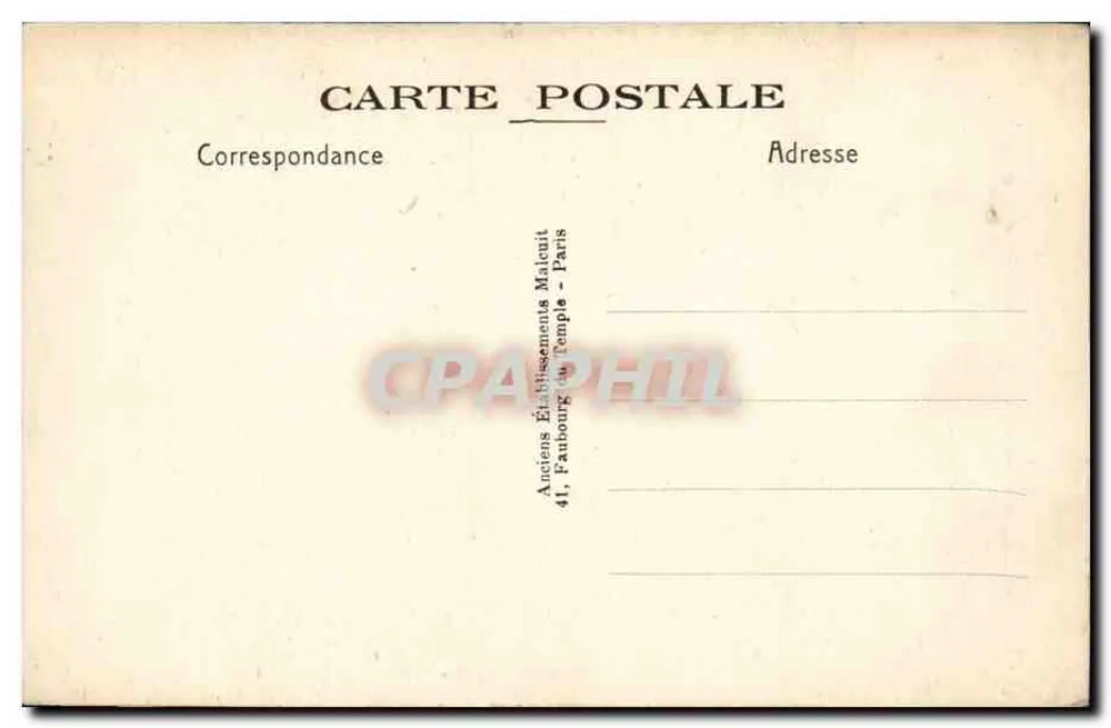 Vincennes — Ansicht des Bergfrieds von der Galerie der Kapelle — E. M. n° 1127 - Rückseite