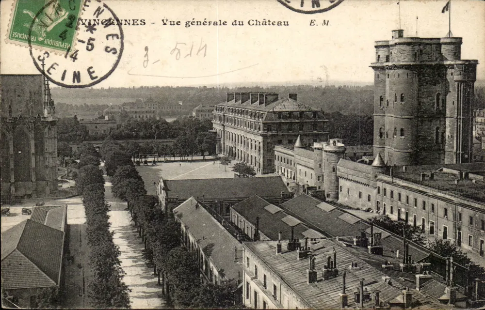 Vincennes - Algemene uitzicht van het Kasteel — E. M. - Voorkant