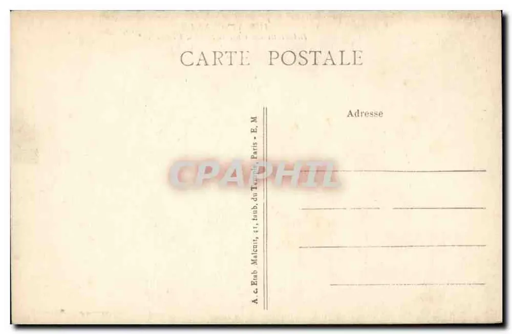 Vincennes - Interior do Castelo - A Capela — E.M. n°1139 - Verso