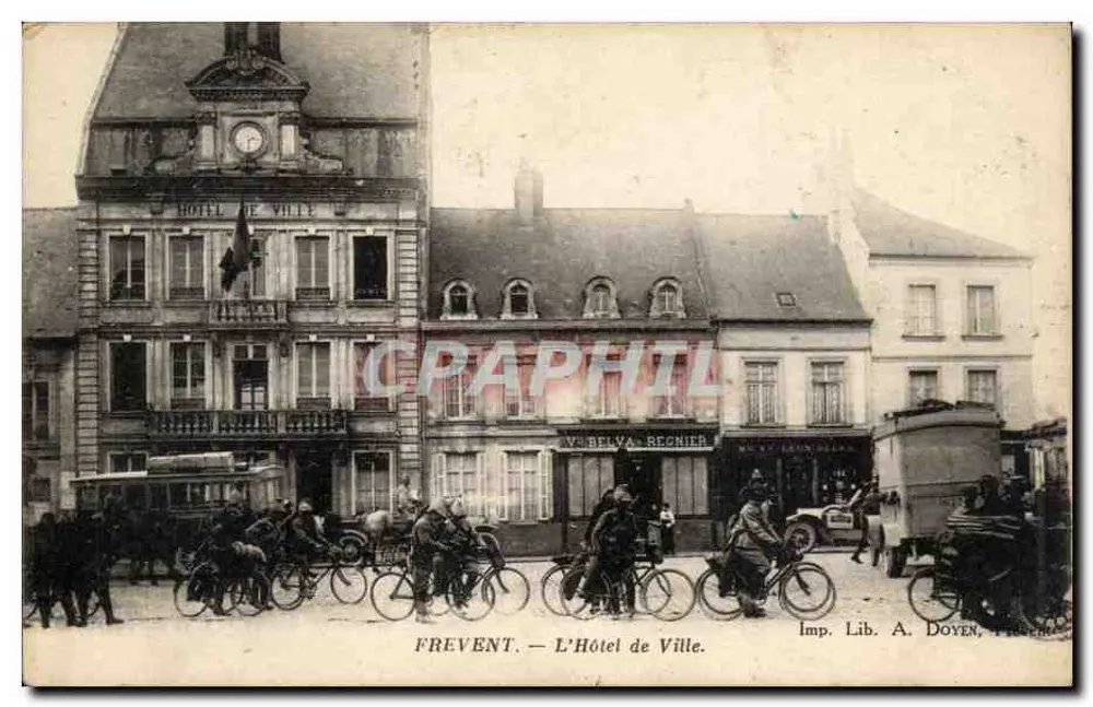 Frevent — Das Rathaus — Imp. Lib. A. Doyen - Vorderseite