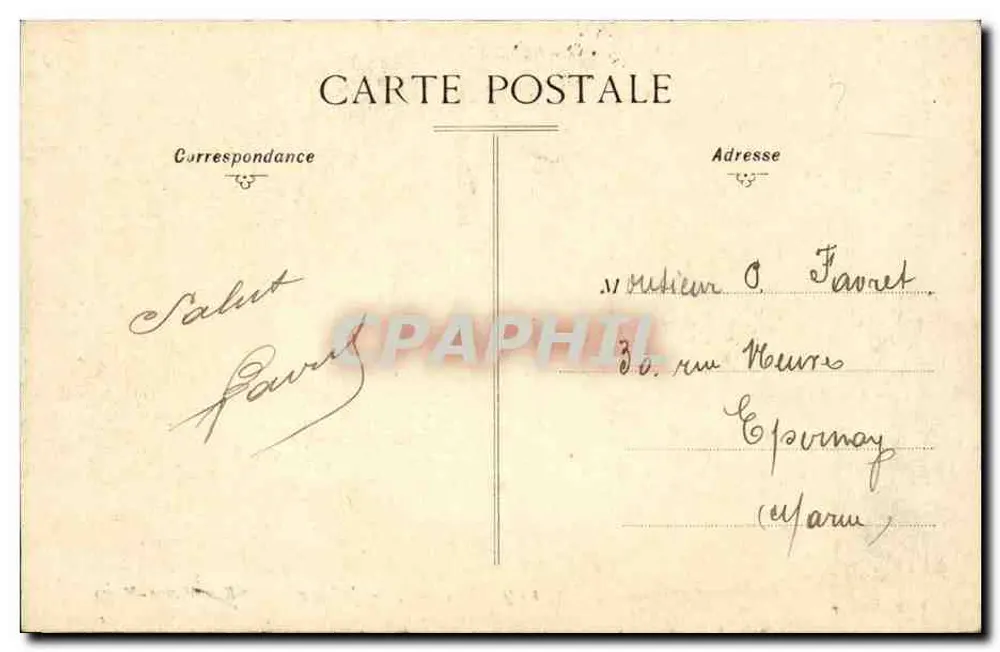 Boulogne-sur-Mer — Rue Victor-Hugo — Verleger R. M. Foltzour, n° 119 - Rückseite