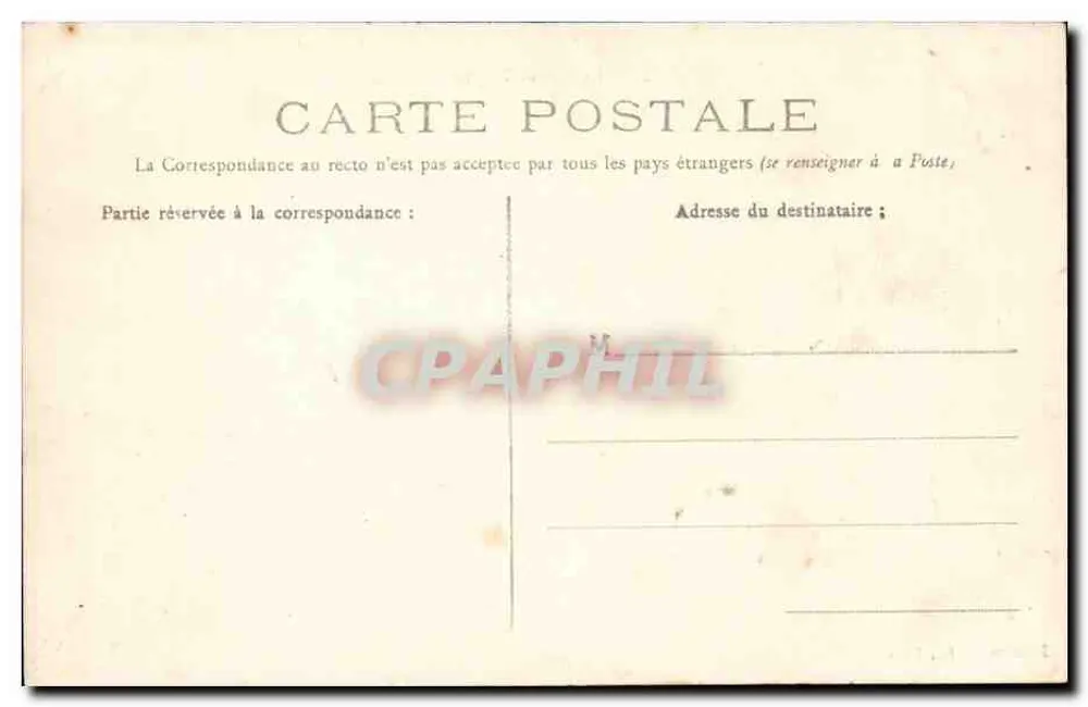 Audruicq — La Rue de l'Église — Uitgave P. Le Lulie - Achterkant