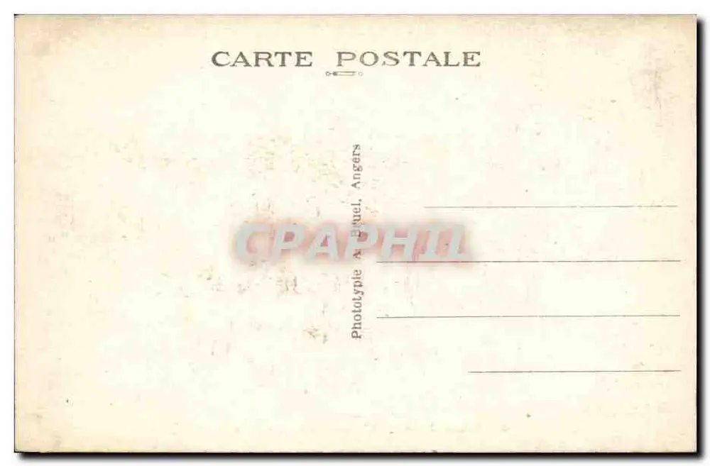 Tours (Loire-et-Loire) - A Avenida de Grammont — Fototipia A. Biquel, Angers, n°6 - Verso