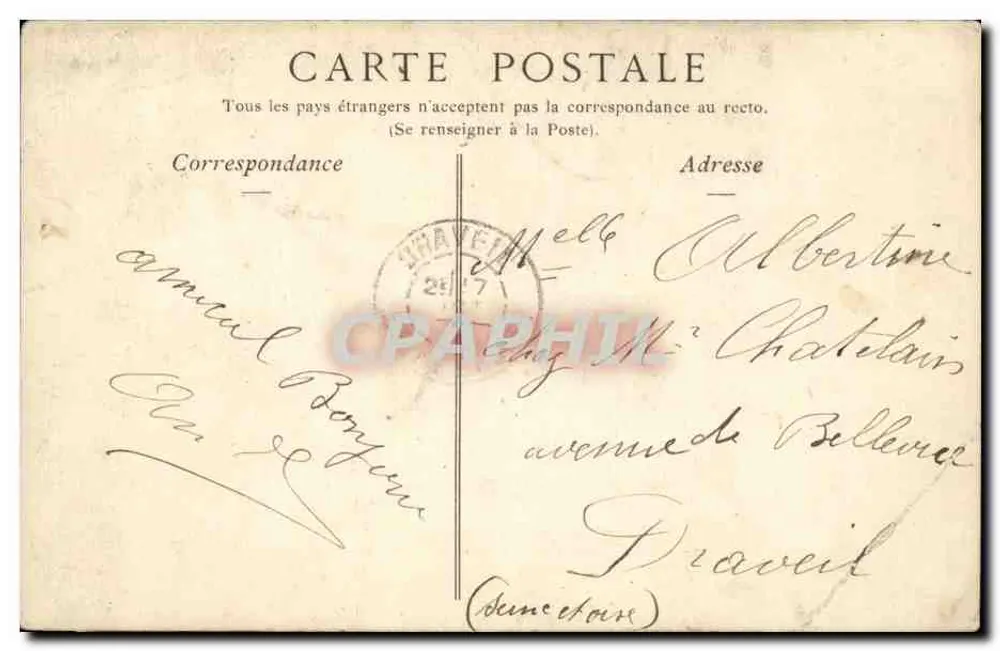 Tours — Le Nouvel Hôtel de Ville — Camaieu 34 - Rückseite
