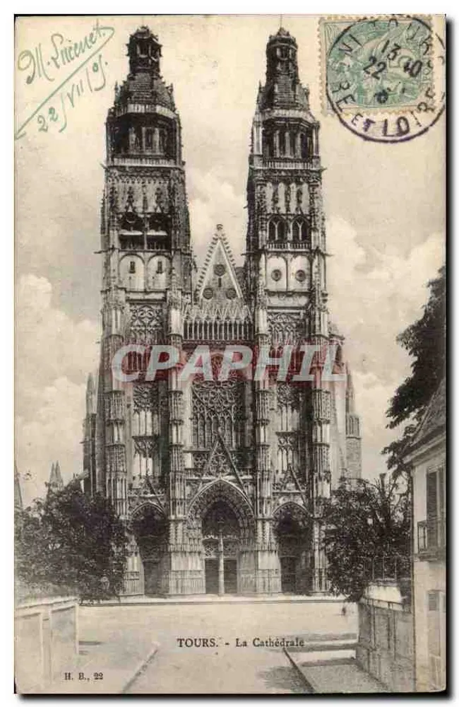 Tours - A Catedral — H. B., 22 - Frente
