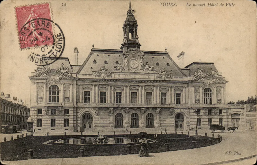 Tours — Das neue Rathaus — ND Phot - Vorderseite