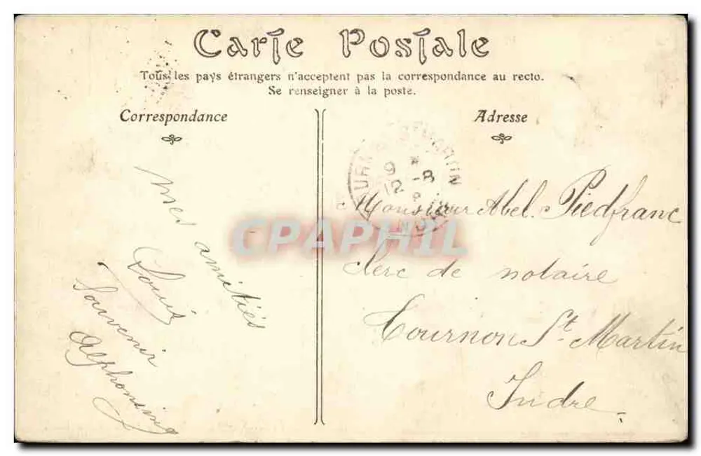 Tours — Hotel de Ville — ND Phot. - Verso