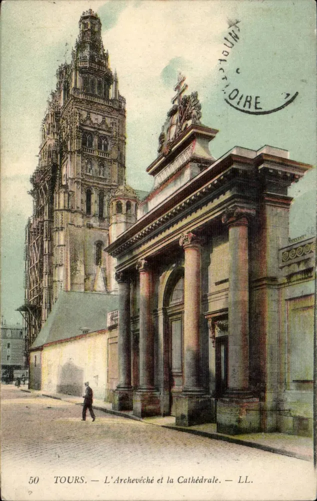 Tours — A Arquidiocese e a Catedral — LL. n°50 - Frente